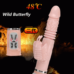 Dương vật giả 3D rung thụt xoay Wild Butterfly sưởi ấm giống thật là dụng cụ thủ dâm cho nữ mô phỏng dương vật thật với những đường gân, bi nổi rõ và sự cải tiến mạnh mẽ, linh hoạt. Cảm nhận sự hưng phấn của sự kích thích mãnh liệt chưa từng có.